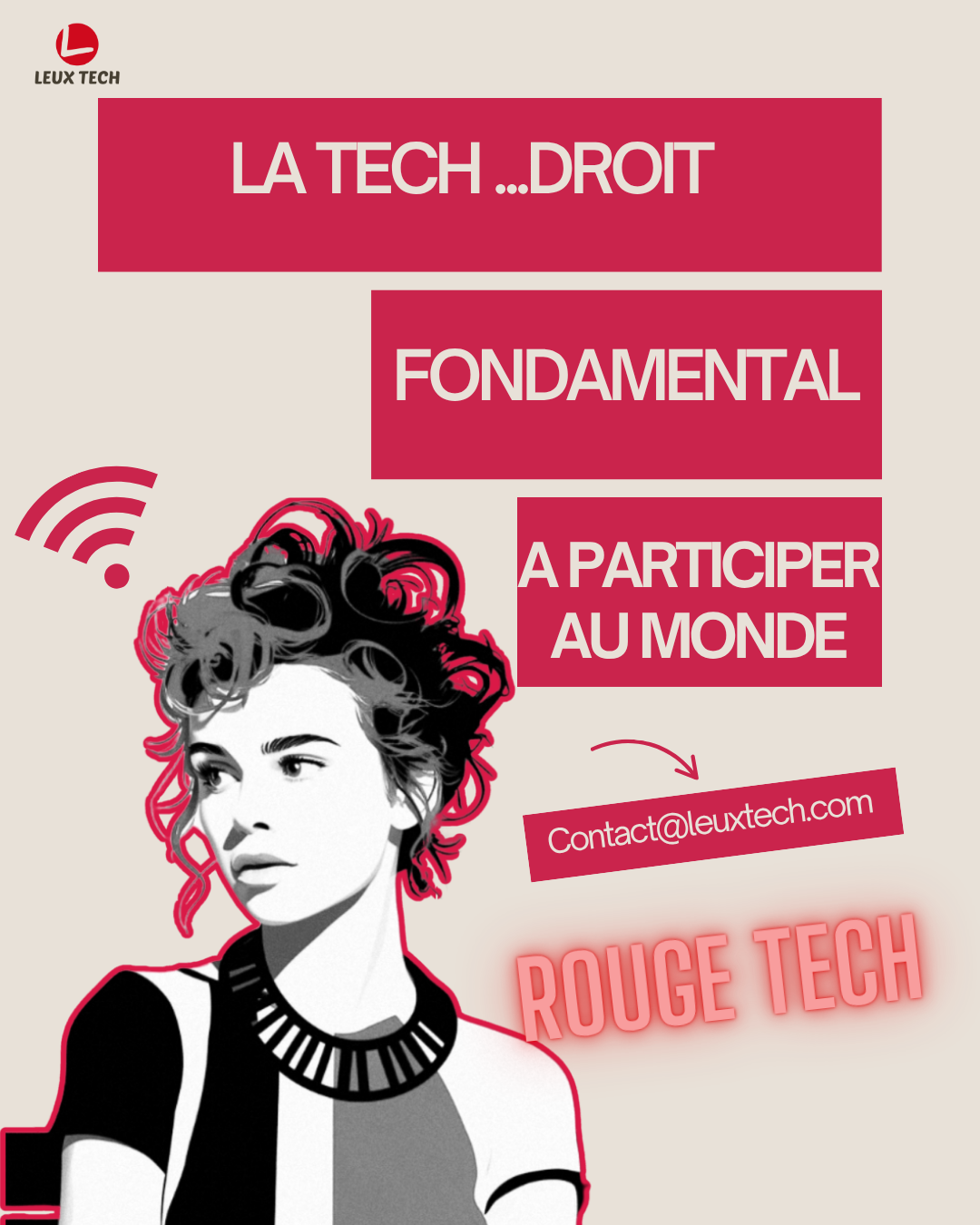 Rouge Tech - La Tech Droit Fondamental